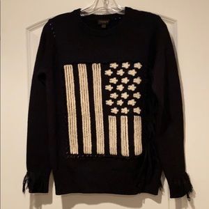 Coach Flag Intarsia Sweater